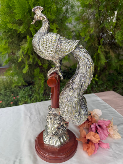 Silver Peacock