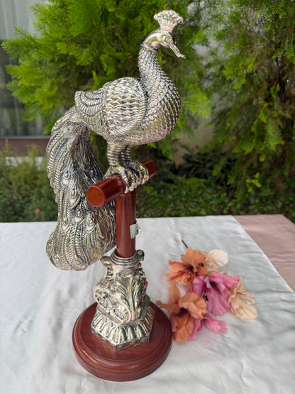 Silver Peacock