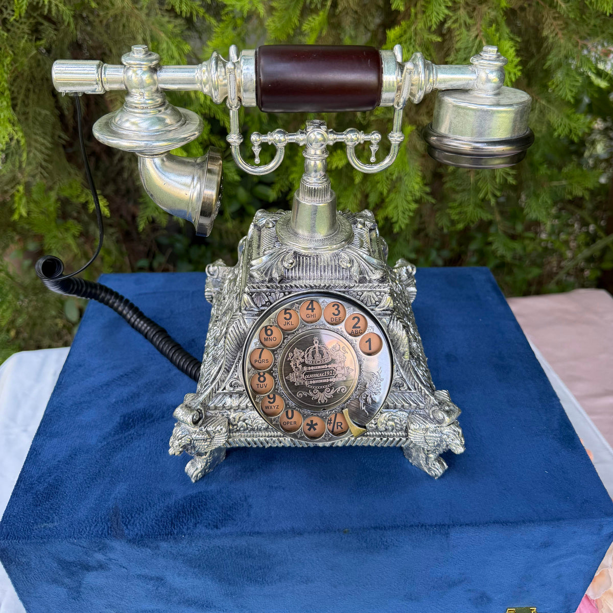 Silver Telephone