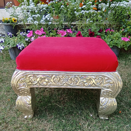 Silver Red Chowki
