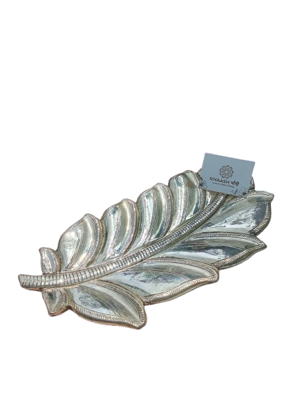 Silver Leaf Platter