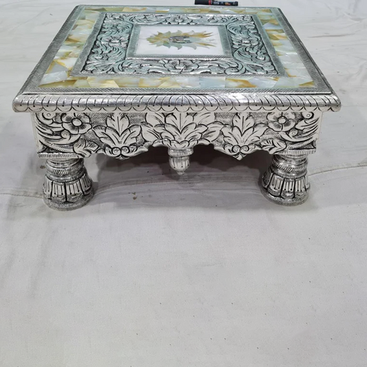 Unique Silver Chowki for Sale