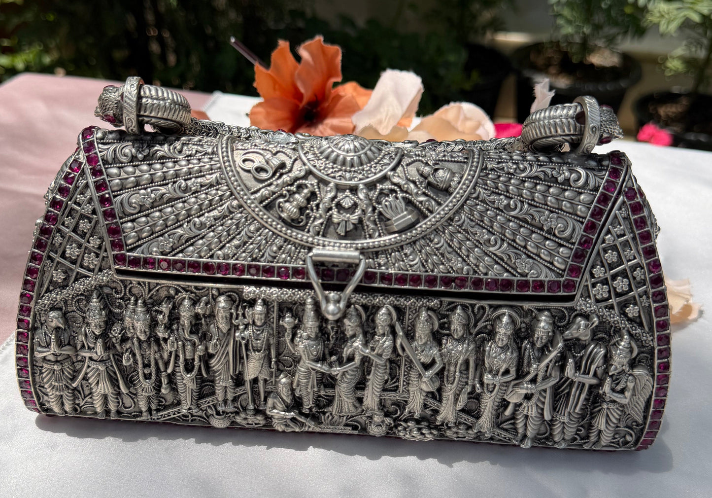 925 Pure Hallmarked Silver Designer Purse