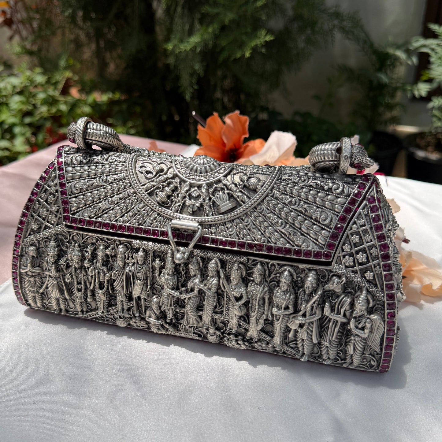 925 Pure Hallmarked Silver Designer Purse
