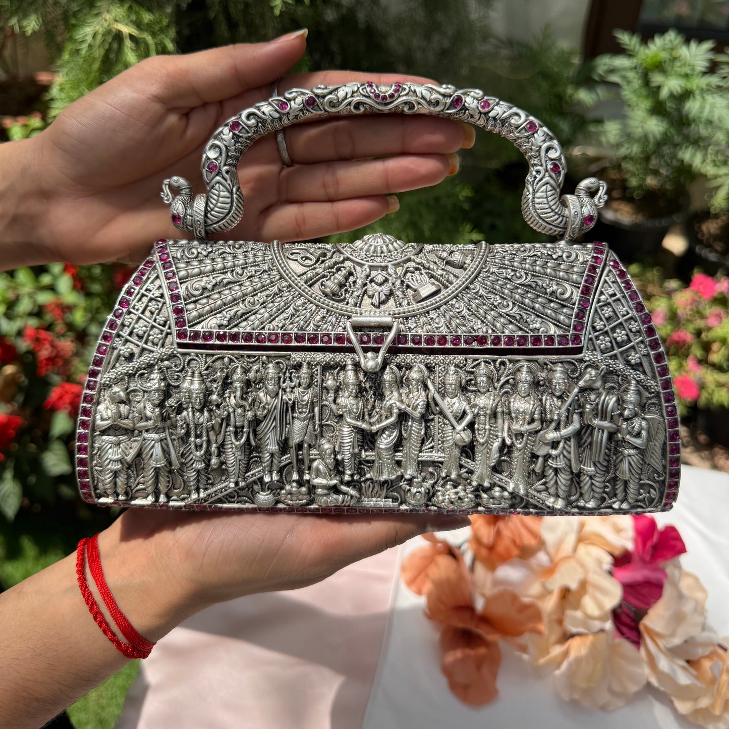 925 Pure Hallmarked Silver Designer Purse