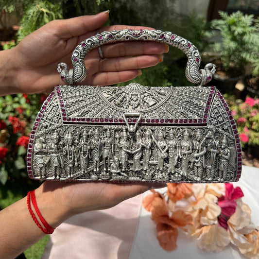 925 Pure Hallmarked Silver Designer Purse