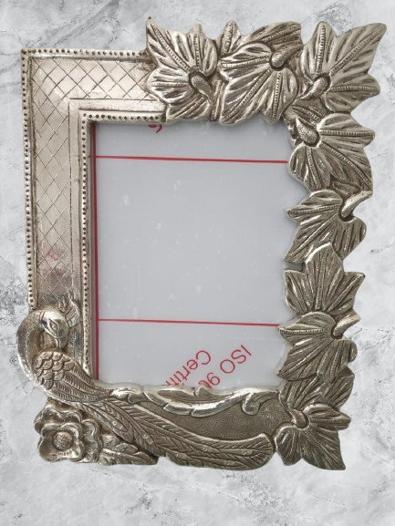 Buy Peacock Silver Photo Frame