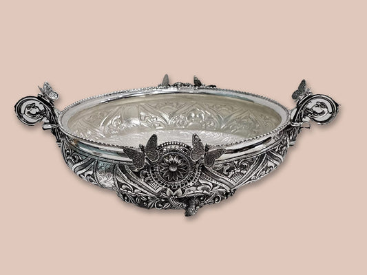 Image of Silver Butterfly Urli
