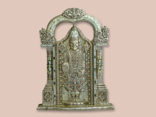 Image of Tirupati Balaji in Silver MOP