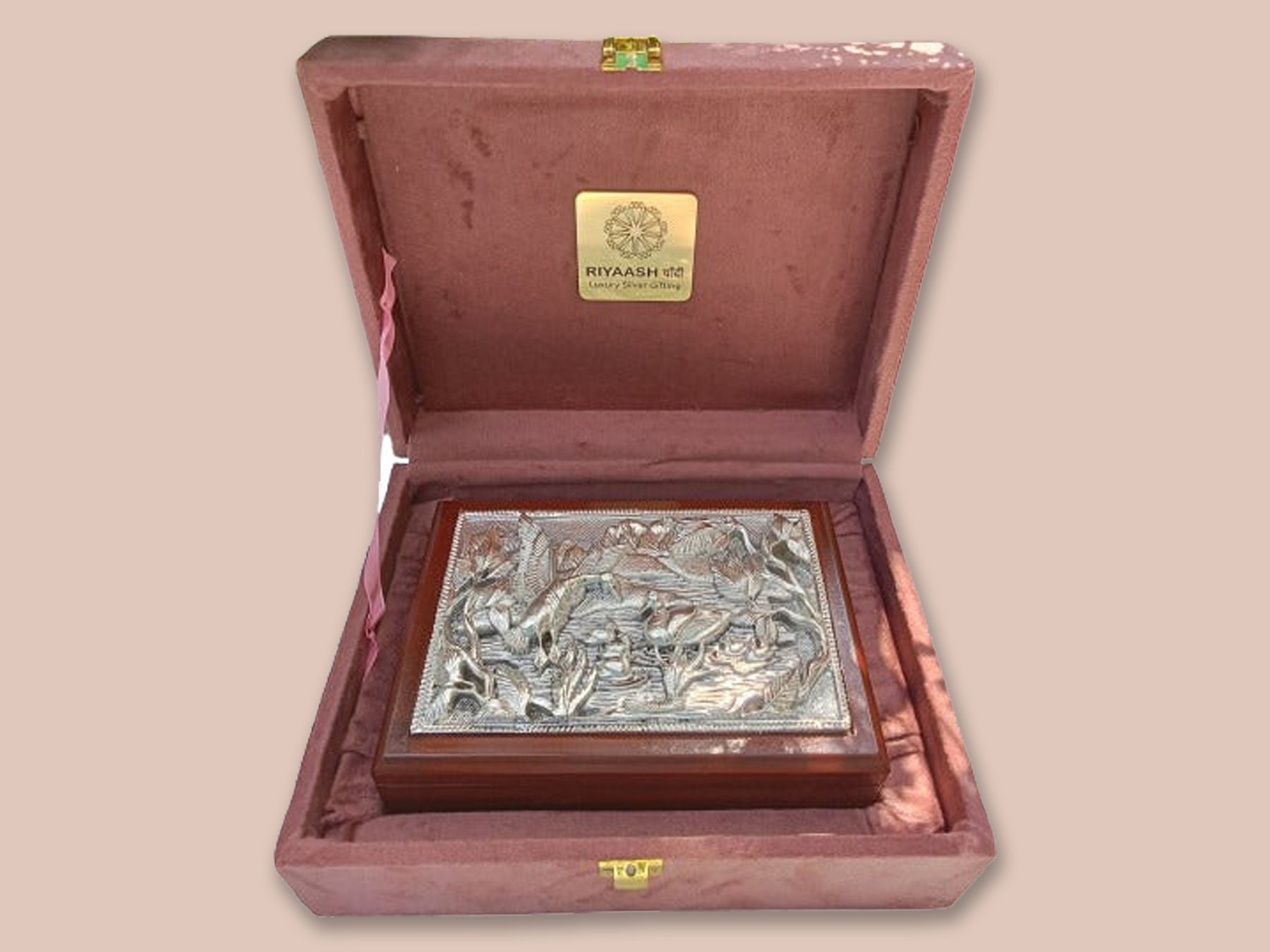 Product of Silver Dry Fruit Box on Resin Wax (Medium)