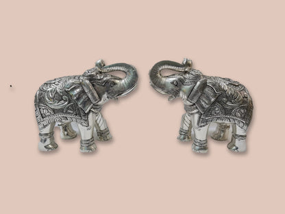 Product Of Silver Elephant Pair