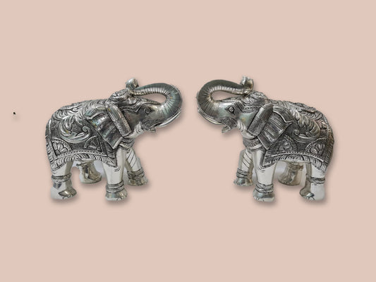Product Of Silver Elephant Pair
