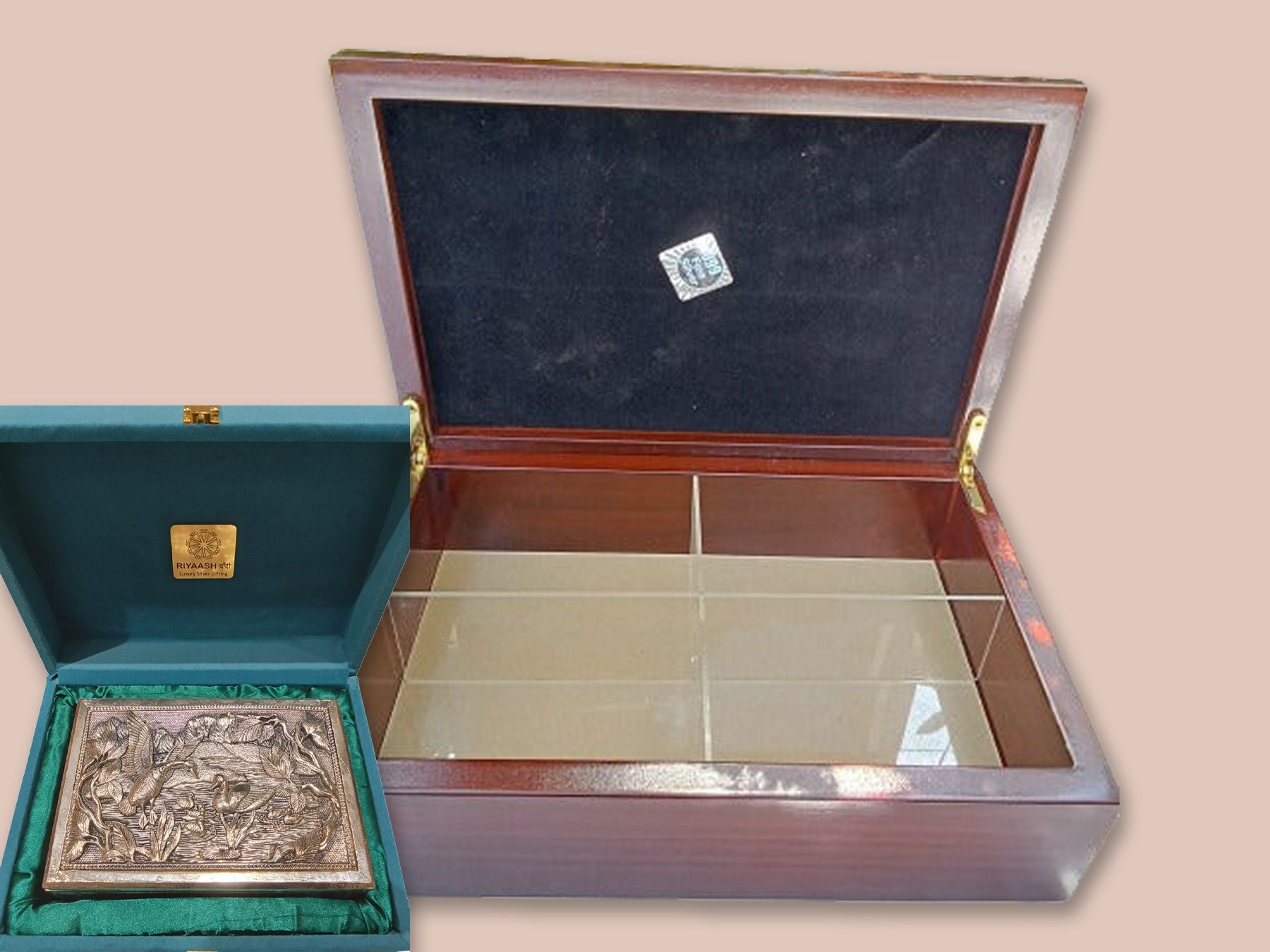 Product of Silver Dry Fruit Box