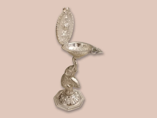 Product of Silver Elephant Diya