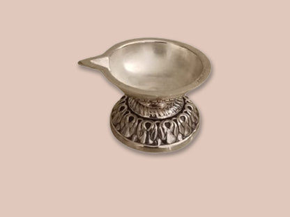 Image of Silver Plain Diya