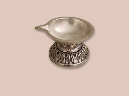 Image of Silver Plain Diya