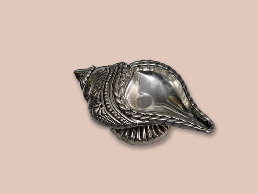 Image of Silver Shankh Diya