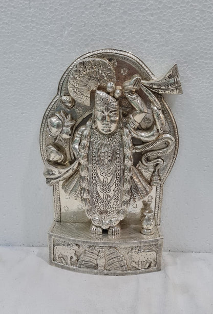 Nath Dwara Silver Idol