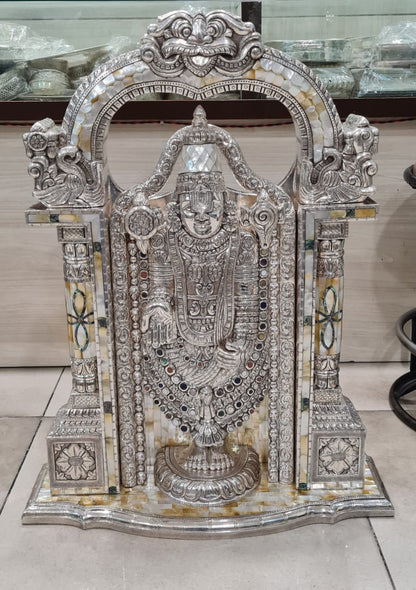 Religious Gifts Online - Tirupati Balaji Silver Idol