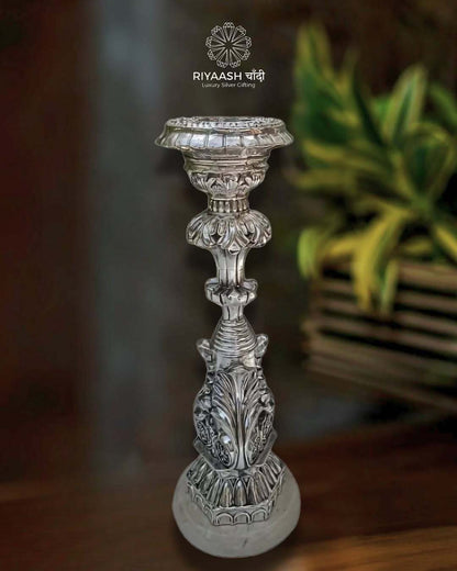 Silver Candle Stand