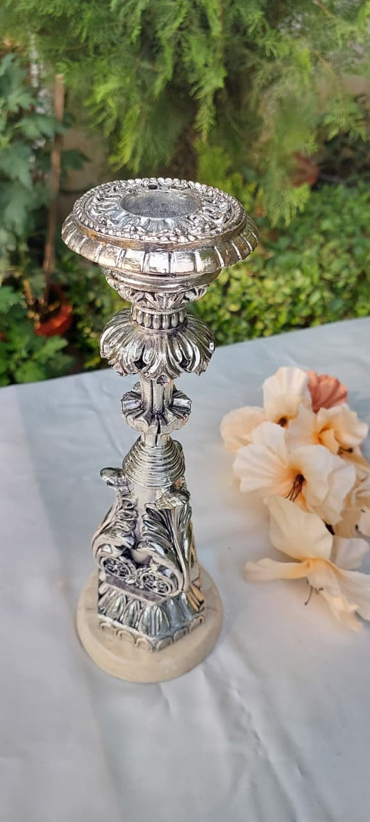 Silver Candle Stand